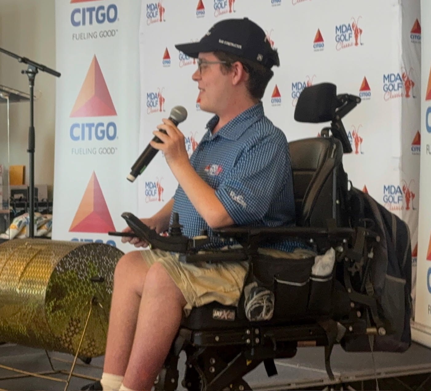 Benjamin at CITGO Fundraiser