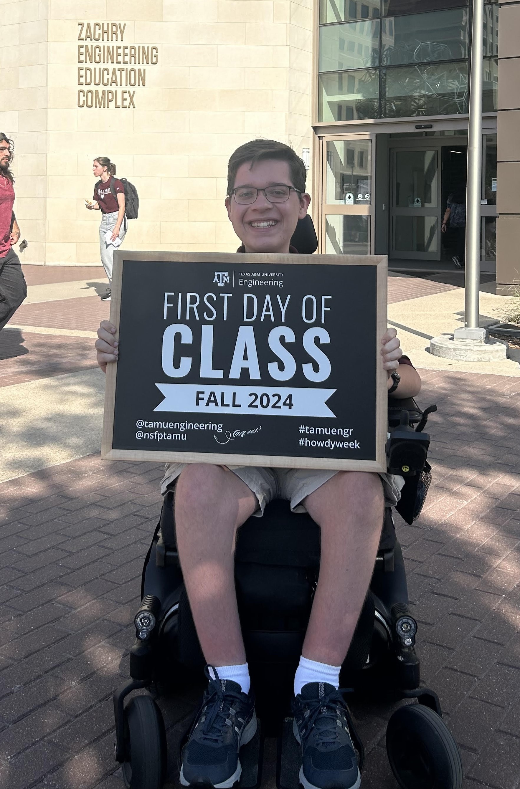 Benjamin First Day of Class